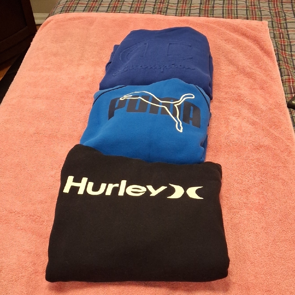 Lot Of 3 Hoodies. Size 10-12